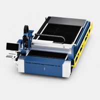 Machine de découpe laser à fibre CNC industrielle à refroidissement par eau AI pour la fabrication de tôles métalliques, servo Schneider, zone de travail 3000x1500mm