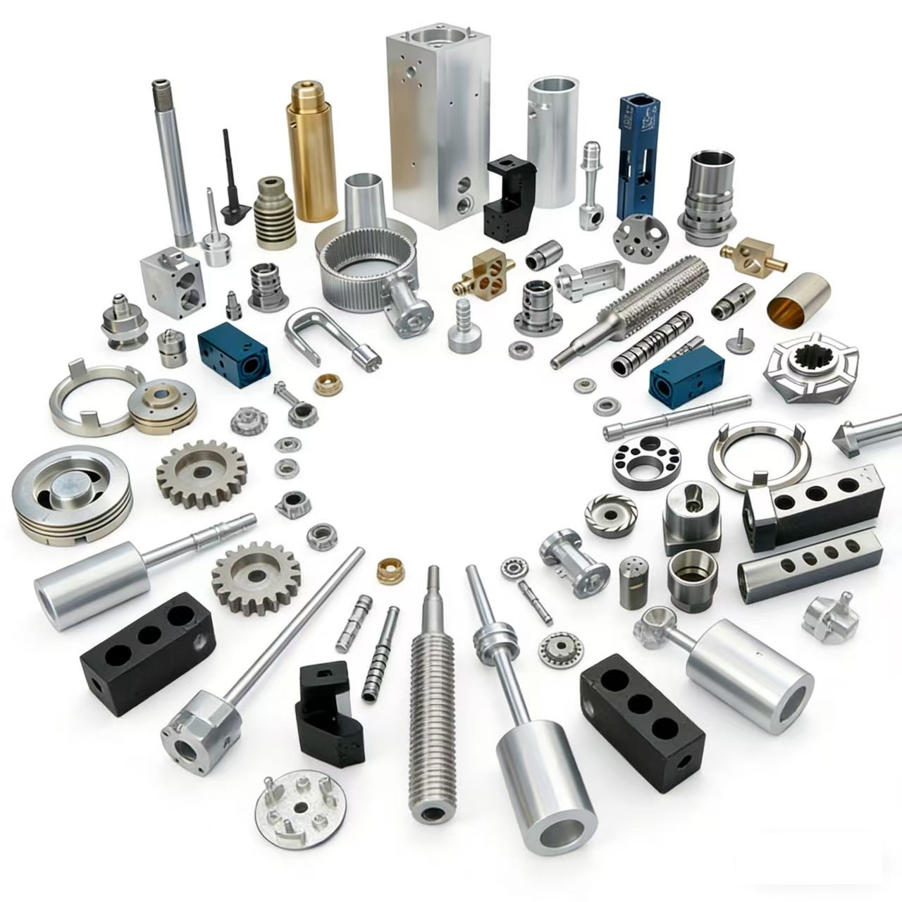 High-precision Custom CNC Machined and Broached Aluminum Stainless Steel Copper and Other Metal Hardware Parts