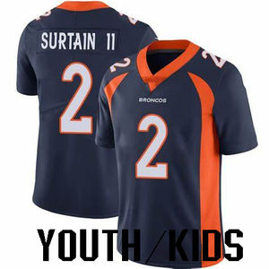 Gençlik/çocuklar <span class=keywords><strong>3</strong></span> Russell Wilson <span class=keywords><strong>2</strong></span> Patrick Surtain II futbol forması S-XL - Product Image 2