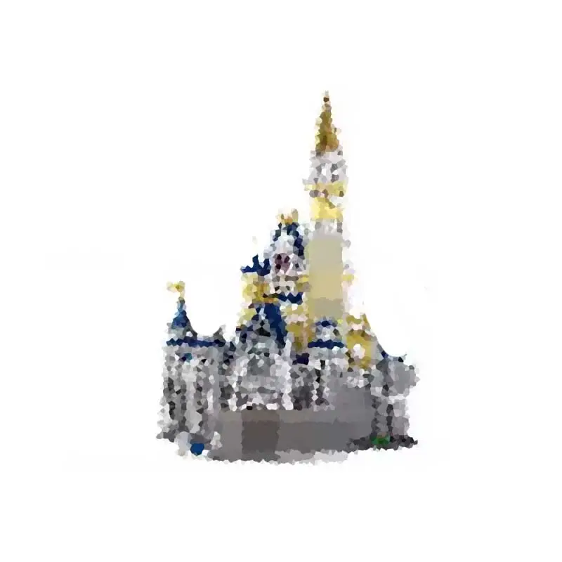 مجموعة أفلام ألعاب للأطفال متوافقة مع كتل بناء قلعة سحرية