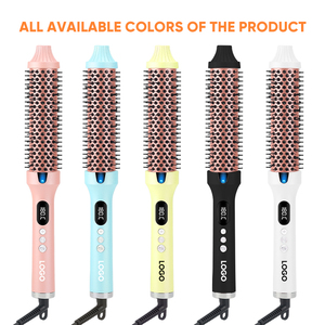 Cepillo Térmico Infrarrojo Giratorio Lon Curl Defining Brush de 1.5 Pulgadas para Ondas Grandes con Pantalla LCD para Cabello Rizado - Product Image 6