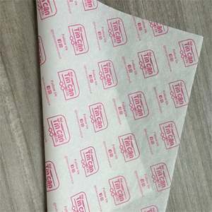 Grade 7 Custom Printed 40g Greaseproof <b>Paper</b> Prevents Oil Penetration for Hamburger Sandwich for Food Use - Product Image 2