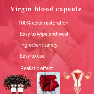 Capsules de sang vierge Yoni Pops féminins efficaces pour la première nuit avec <span class=keywords><strong>hymen</strong></span> <span class=keywords><strong>hymen</strong></span> <span class=keywords><strong>hymen</strong></span> <span class=keywords><strong>artificiel</strong></span> pour application vaginale - Product Image 4