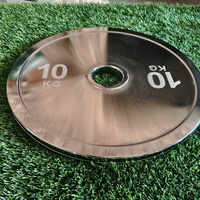 Plaques de poids en acier de précision électroplaqué pour haltères, usage commercial et fitness, pour soulevé de terre et développé couché