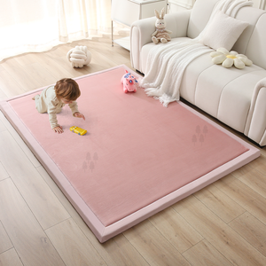 Memory Foam personalizzato tappetino da <span class=keywords><strong>gioco</strong></span> per bambini in velluto corallo spesso <span class=keywords><strong>tappeto</strong></span> Tatami <span class=keywords><strong>tappeto</strong></span> per bambino - Product Image 1