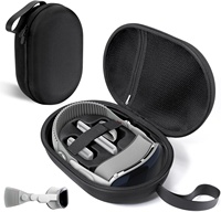Mallette à outils personnalisée en EVA à coque rigide pour Meta pour 3 casques de jeu VR et contrôleurs sac de voyage à usage spécial