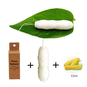 <span class=keywords><strong>Fil</strong></span> <span class=keywords><strong>dentaire</strong></span> en soie de maïs organique, g, naturelle, biodégradables, avec cire aromatique à la menthe - Product Image 3