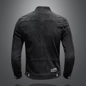 Veste en jean tendance de haute qualité pour hommes, style européen et américain, élégante, décontractée, en velours côtelé uni, de la boutique. - Product Image 5