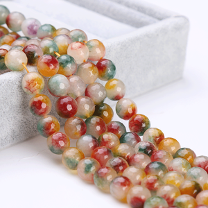 Perles de pierres précieuses d'agate naturelle pour la fabrication de bijoux 8 mm de hauteur 2137 - Product Image 3