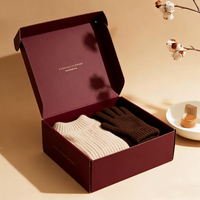 Caja de Cartón Corrugado Plegable con Impresión Personalizada de Lujo para Ropa, Ropa Interior, Regalos, Envío de Comercio Electrónico