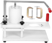 Nouvelle presse à galettes manuelle Kolice 110mm/130mm blanche, garantie 1 an, pour boulettes de viande, burgers, nuggets, un ensemble de moules, cuisine domestique, 10kg