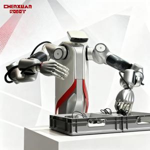 Robot collaboratif intelligent à double bras, robot de <span class=keywords><strong>service</strong></span> alimenté par l'IA, plateforme de manipulateur mobile, manutention logistique, moteur - Product Image 1