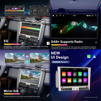 Podofo 8 ''Android Car Stereo 2 + 64G Wireless Carplay/Android Auto GPS/WiFi/BT/FM/RDS pour Porsche Cayenne/911/Boxster/ 2005-2012