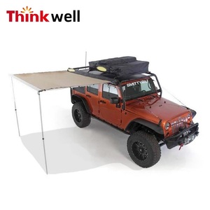 Zijtent Oxford Zijdelings Opvouwbare Intrekbare Dakzonwering Auto Luifel Geschikt voor Meerdere Automodellen - Product Image 4