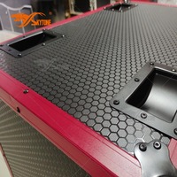 Boîtier d'amplificateur de puissance professionnel Portable 3 portes DJ Flight Case