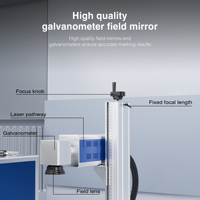 Marqueur laser de bureau haute précision 10W pour verre, acrylique, plastique, gravure laser multi-matériaux