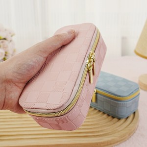 Sac de rangement multifonctionnel EVERWIN pour bijoux, boîte à bijoux en cuir PU de luxe, utilisable pour bagues, boucles d'oreilles, colliers, bracelets - Product Image 2