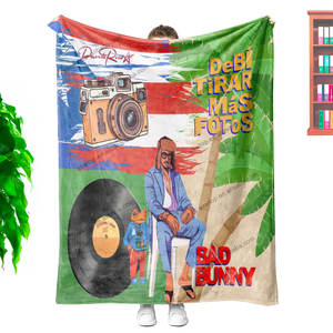 Nouvelle arrivée Album personnalisé <span class=keywords><strong>Bad</strong></span> Rabbit Boy Debi Tirar Mas Fotos DTMF couverture de fourrure couverture chaude pour canapé-lit canapé - Product Image 4