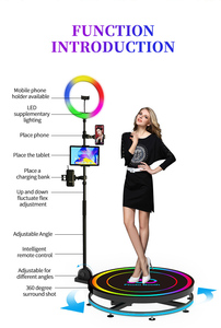 Kiosque rotatif automatique à 360 degrés, télécommande, photomaton commercial à 360 degrés, distributeur automatique, 80 cm - Product Image 4