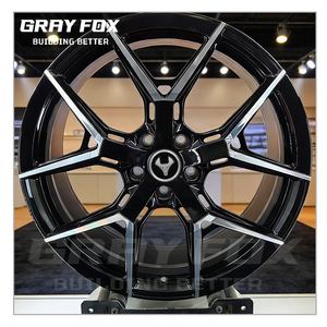 Jantes forgées en aluminium noir brillant personnalisées GRAYFOX 17 18 19 20 22 pouces 5x112 5X114.3 pour <span class=keywords><strong>Vossen</strong></span> BMW M3 G80 G81M4 F80 F82 - Product Image 1