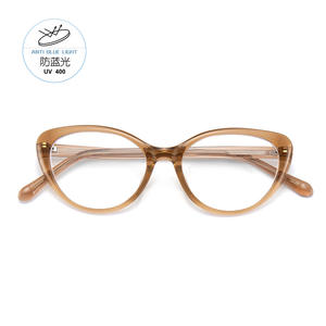 Monture de lunettes œil-de-chat style Zhao Liying, verres en résine anti-lumière bleue UV400, lunettes optiques pour femmes, fabriquées à Danyang - Product Image 2