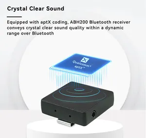 Receptor Bluetooth Adaptador de Áudio Sem Fio Função NFC para Música HD Sistema de Som Estéreo Receptor de Música