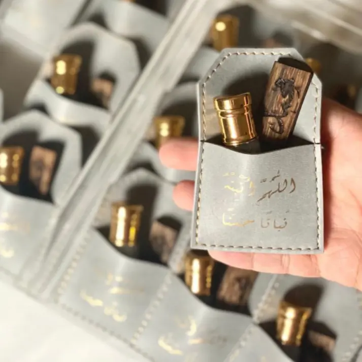 Liburan Giveaway kulit Musk minyak kasus Lebaran hadiah Musk parfum pemegang kerajinan