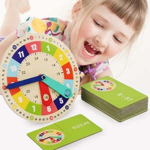 <span class=keywords><strong>Reloj</strong></span> Educativo para Enseñar <span class=keywords><strong>la</strong></span> <span class=keywords><strong>Hora</strong></span> a Niños Pequeños y de Jardín de Infancia, Juguete de Aprendizaje Montessori, <span class=keywords><strong>Reloj</strong></span> Digital de Madera para Niños - Product Image 4