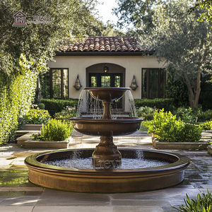 Satılık açık bahçe dekoratif bronz 2 Tier su çeşmesi - Product Image 2