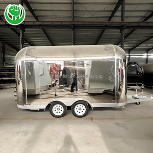 Remorque Air Catering Stream Concession Trailers Remorque entièrement équipée pour la restauration à vendre Pizza cuite OvenFood Truck - Product Image 5