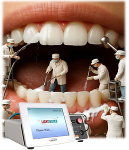 Máquina Láser de Diodo Dental de escritorio 980 1470 de doble longitud de onda para tejidos blandos duros consumibles dentales de alta frecuencia incluidos - Product Image 4