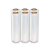 Prix d'usine Film étirable 450mm largeur 20mic 2kg rouleaux pour l'emballage de palettes
