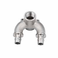 Raccord rapide personnalisé en acier inoxydable SUS 304/316L, adaptateur de collecteur en U, anti-retour, coude pour tuyaux PEX, raccords de plomberie