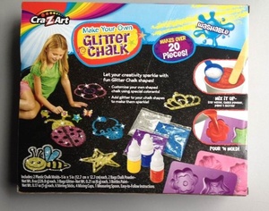 Trẻ Em Bán Buôn Giáo Dục Đồ Chơi Nghệ Thuật Thủ Công Set DIY Handmade <span class=keywords><strong>Glitter</strong></span> Chalk Power <span class=keywords><strong>Kit</strong></span> Cho Trẻ Em - Product Image 4