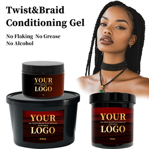 Hot Sale 16oz Shine Smooth Vegan für Edge Control <span class=keywords><strong>Gel</strong></span> Extreme Hold Benutzer definiertes Logo Styling Produkt Flechten Loc <span class=keywords><strong>Gel</strong></span> Private Label - Product Image 5