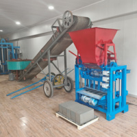 Nouvelle Machine Semi-Automatique de Fabrication de Blocs, Machine à Briques Autobloquantes pour Pavés, Machines à Briques Creuses en Ciment