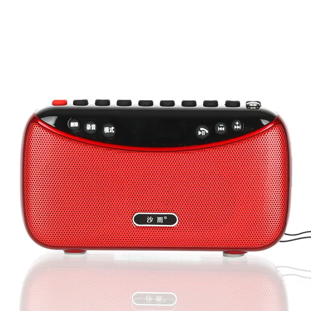 Speaker kecil portabel, pengeras suara Bluetooth Radio Fm Mini portabel gaya baru dengan Mp3