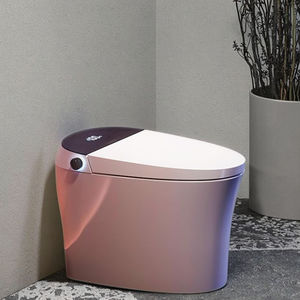 <span class=keywords><strong>Toilette</strong></span> bidet intelligente avec affichage numérique Capteur de pied de chasse d'eau assisté par <span class=keywords><strong>pompe</strong></span> Siège chauffant à eau chaude Sécheur d'air - Product Image 1
