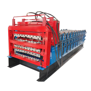 Koudrolvormmachine voor het maken van <span class=keywords><strong>2026</strong></span> nieuwe drielaagse golfplaten dakpanelen - Product Image 1