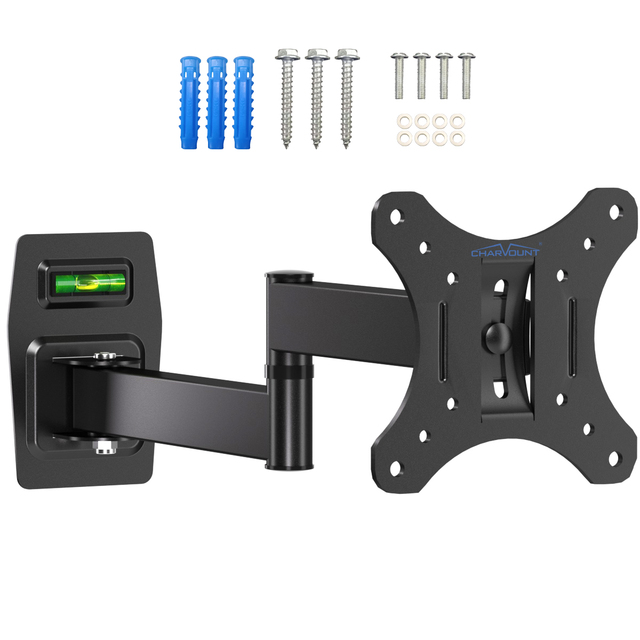Wholesale Full Motion Swivel Tilt TV Wall Mount Bracket Articulating Long Arm Max VESA 100x100mm Cold Rolled Steel 35kg Load