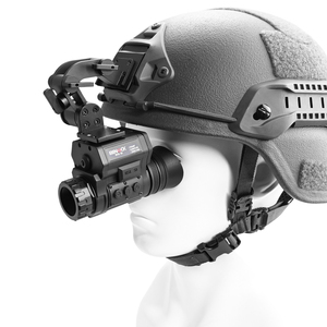 แว่นตาอินฟราเรดสำหรับสวมหมวก NVG50 ซูม 1-4 เท่า ความสว่างต่ำ 0.001 ลักซ์ ระบบภาพ CMOS OLED สำหรับการลาดตระเวนกลางคืนกลางแจ้งและการบันทึกภาพสัตว์ป่า - Product Image 5