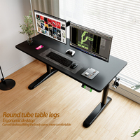Bureau debout ergonomique à hauteur réglable automatique à double moteur, design moderne et écologique, vente chaude