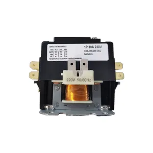 1P 2P contactor magnético 24V 110V 240V ac contactor 40A 30A 20A 25A contactores