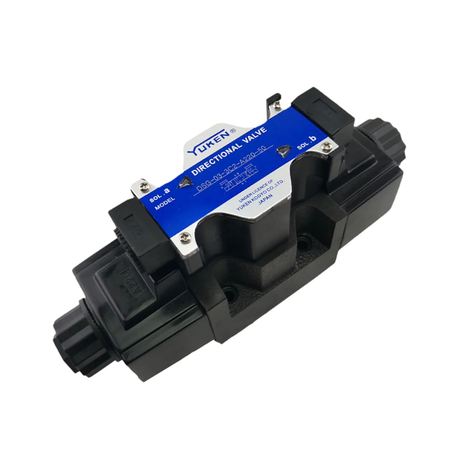 थोक YUKEN वाल्व DSG-03-2B2-A220-50 DSG-03-2B2-D24-N1-50 Solenoid वाल्व के लिए प्रेस मशीन