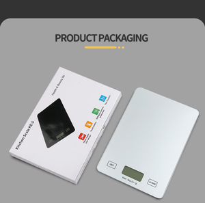 Báscula de Cocina de Alta Precisión con Pantalla Táctil, Vidrio Templado, Acero Inoxidable, Báscula Electrónica para Alimentos para Repostería Doméstica - Product Image 6