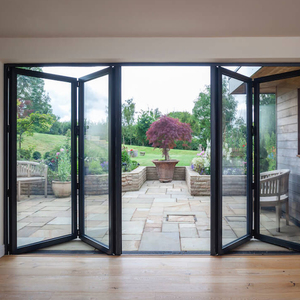 Portes pliantes étanches pour villa, système de portes pliantes en aluminium pour patio extérieur, cloison pliante en verre <span class=keywords><strong>accordéon</strong></span> - Product Image 6