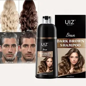Professional Manufacturer Hair Products Color Hair Shampoo 3 In 1 Black Hair Dye Shampoo