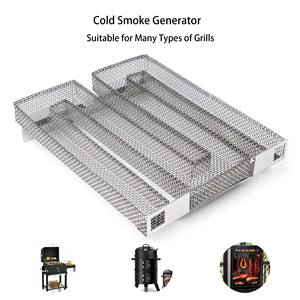 Brûleur de tube de générateur de fumée froide de qualité alimentaire en acier inoxydable 304 pour la cuisson de la <span class=keywords><strong>sciure</strong></span> de bois - Product Image 2