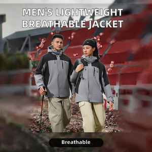 Chaqueta Deportiva Personalizada, Cortavientos, Impermeable, Ligera, Chaqueta Softshell para Caza y Actividades al Aire Libre - Product Image 2