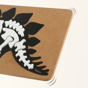 Rompecabezas de Madera Ecológico y Creativo con Forma de Esqueleto de Dinosaurio para Bebés y Niños Pequeños - Product Image 3